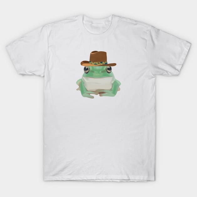 Cute Cowboy Frog T-Shirt by Suneldesigns